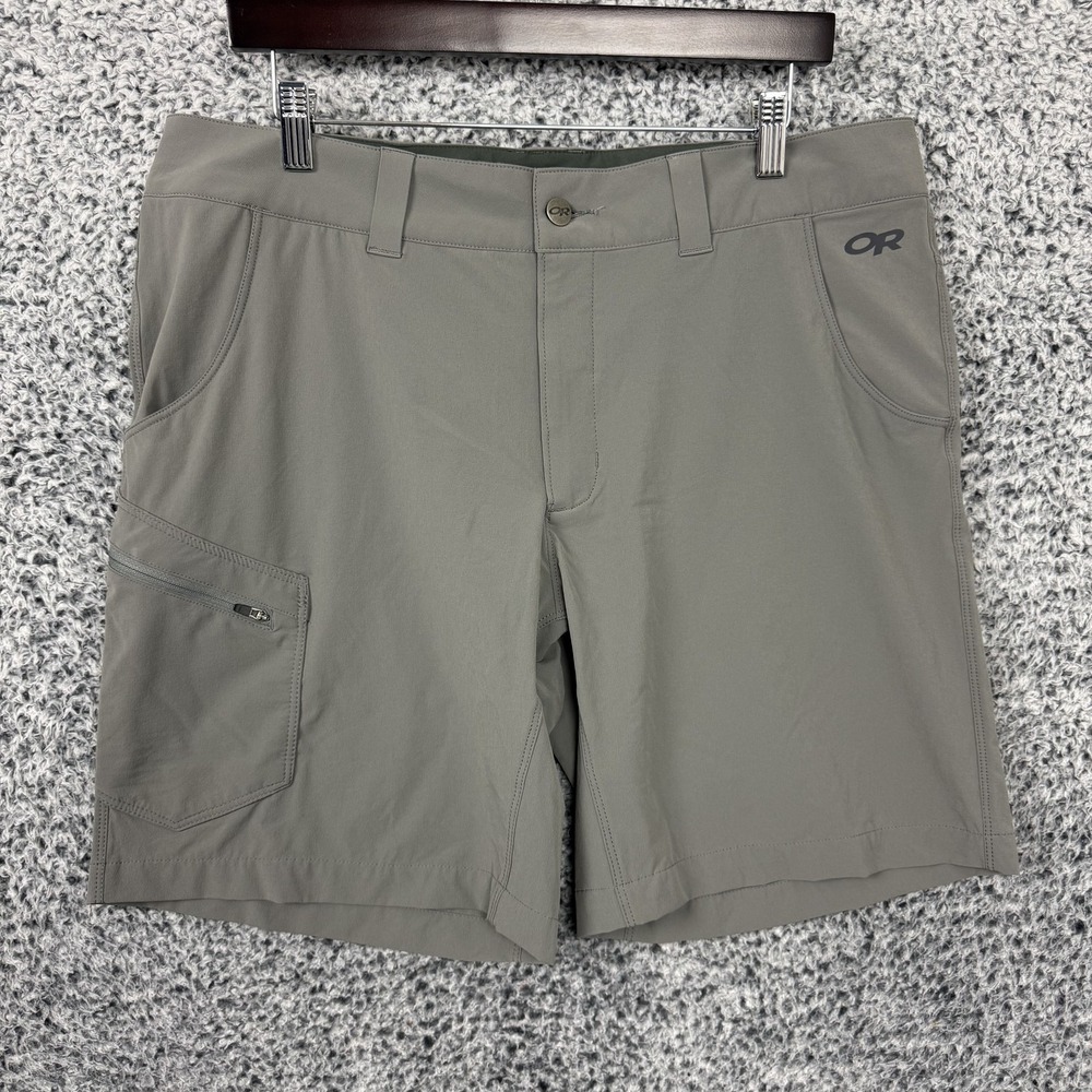 Outdoor Research Shorts Mens 36 Gray Ferrosi 8" Inseam Hiking Quick Dry Stretch